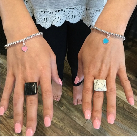 💛⚪️MARBLE RINGS - Picture 4 of 8